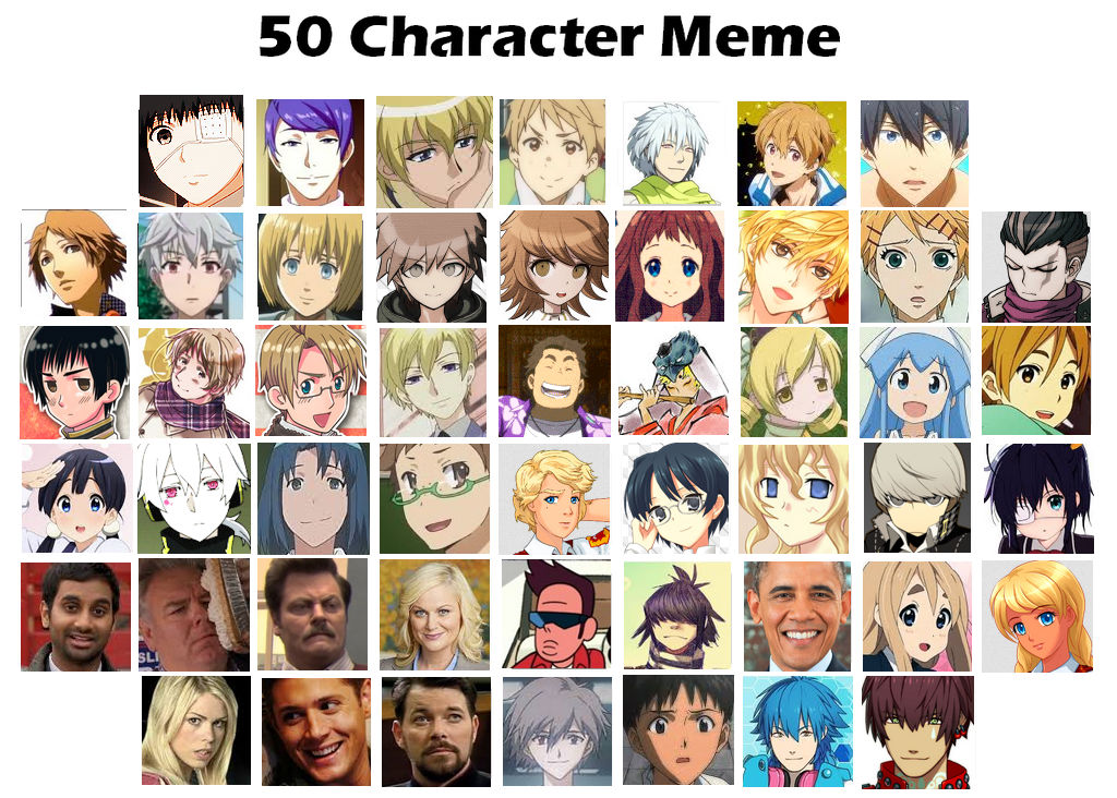 Meme Chacter 50 character meme 2 by ShrekIsRipped on DeviantArt