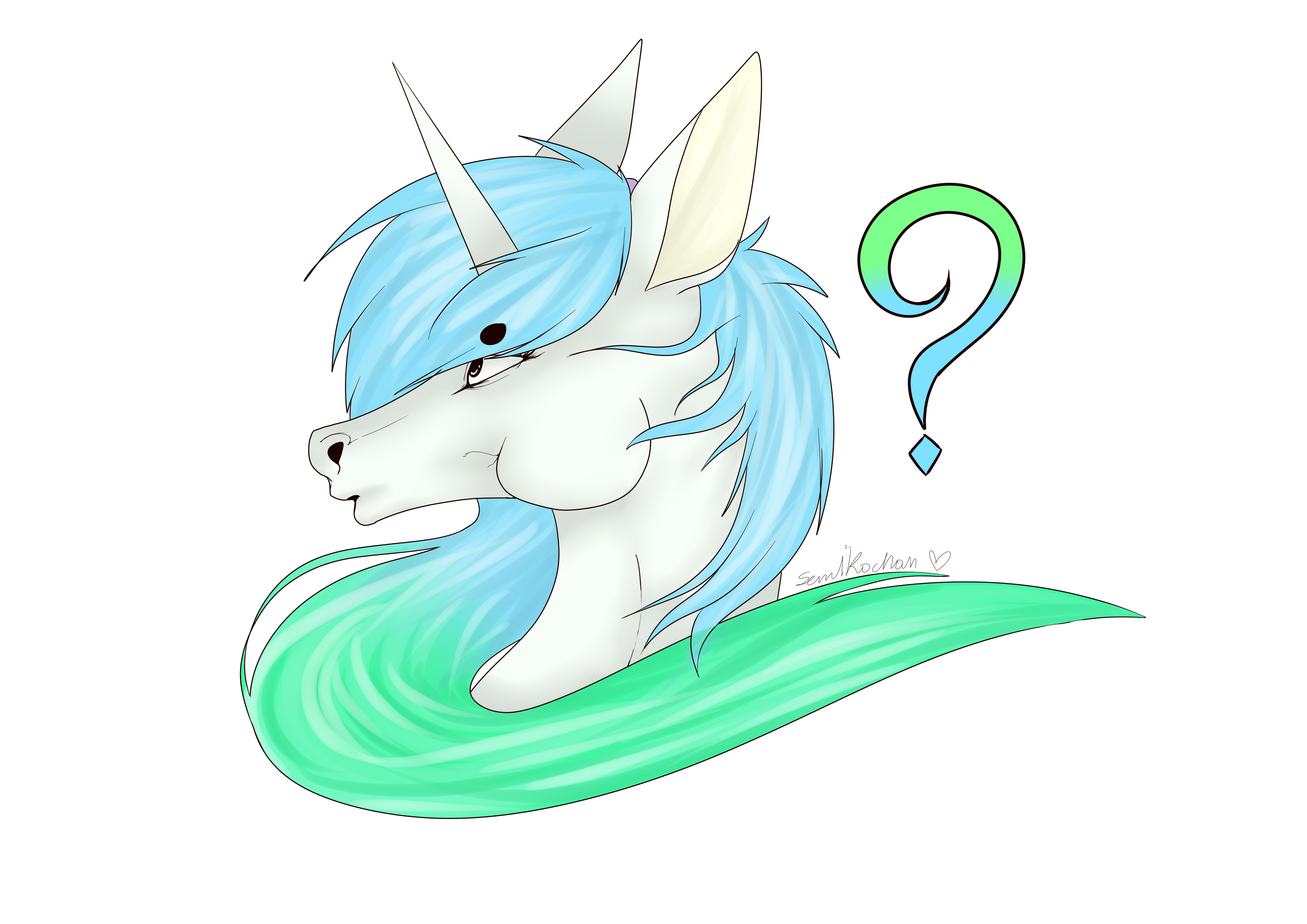 QuestionUnicorn By SemikoChan