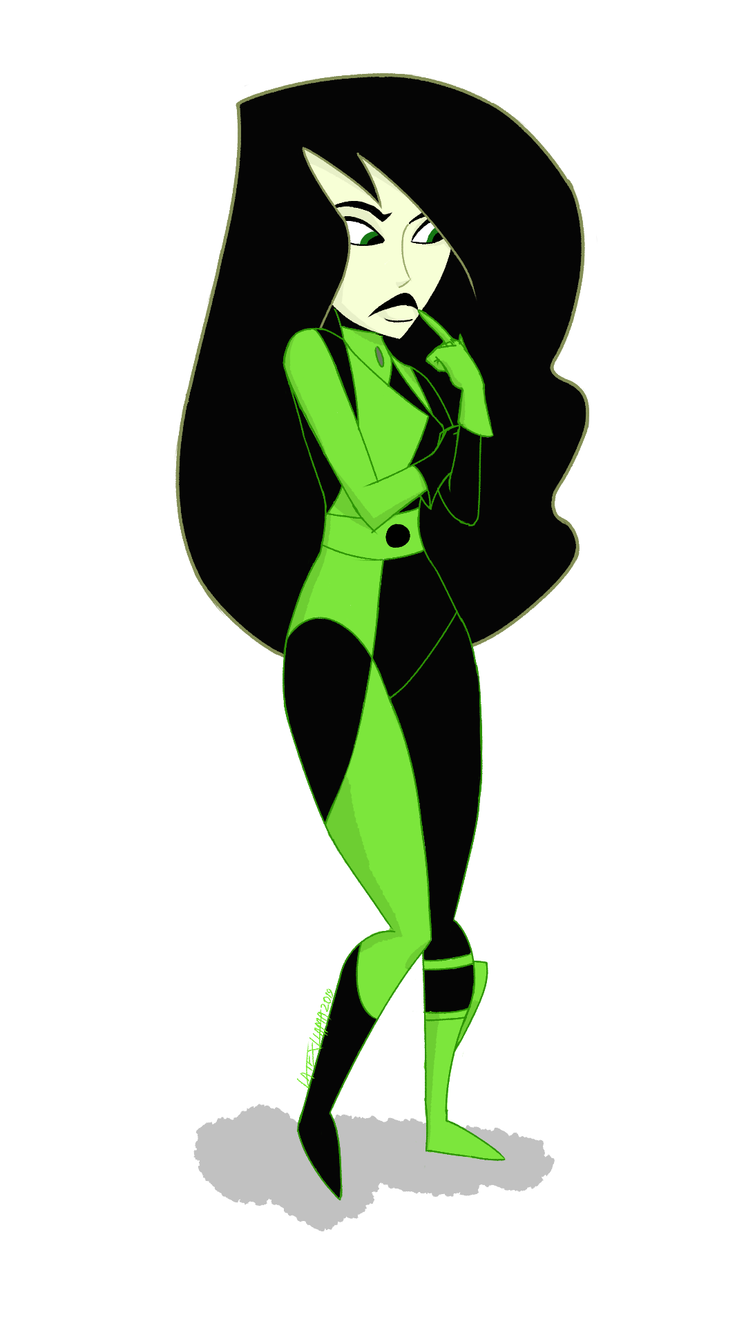 Kim Possible Shego By Latexllama On Deviantart 