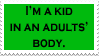 Kid Adult Stamp