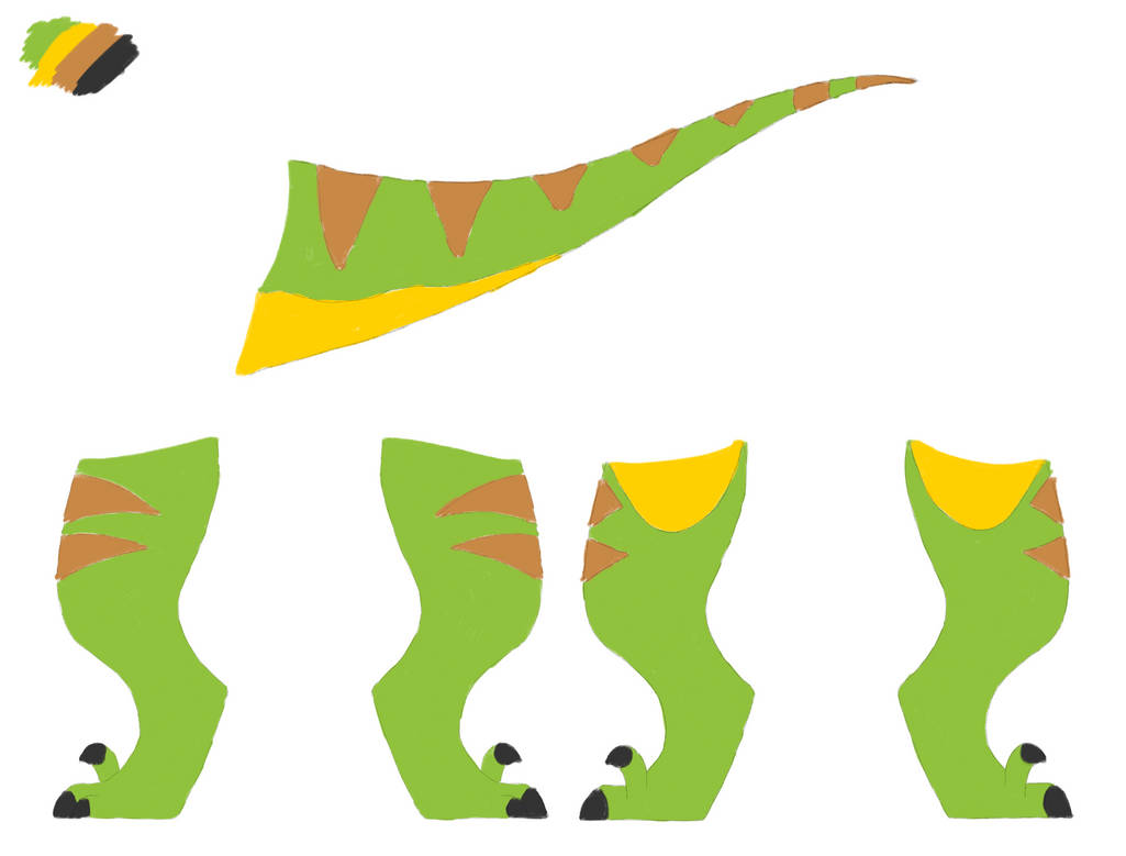 Banjee Fursuit Legs and Tail by purapuss on DeviantArt
