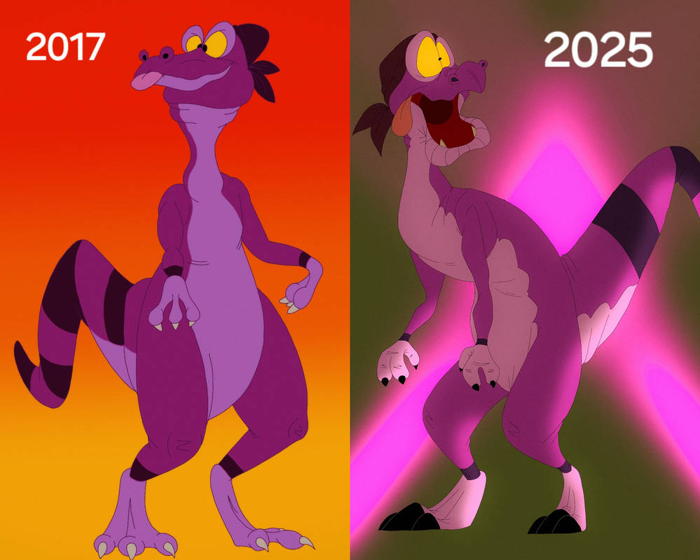 Sid Vs Rid Sid - 2017 vs 2025 by purapuss on DeviantArt