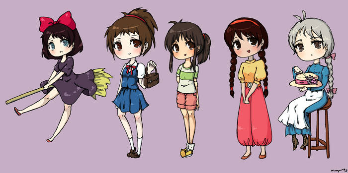 Ghibli Girls