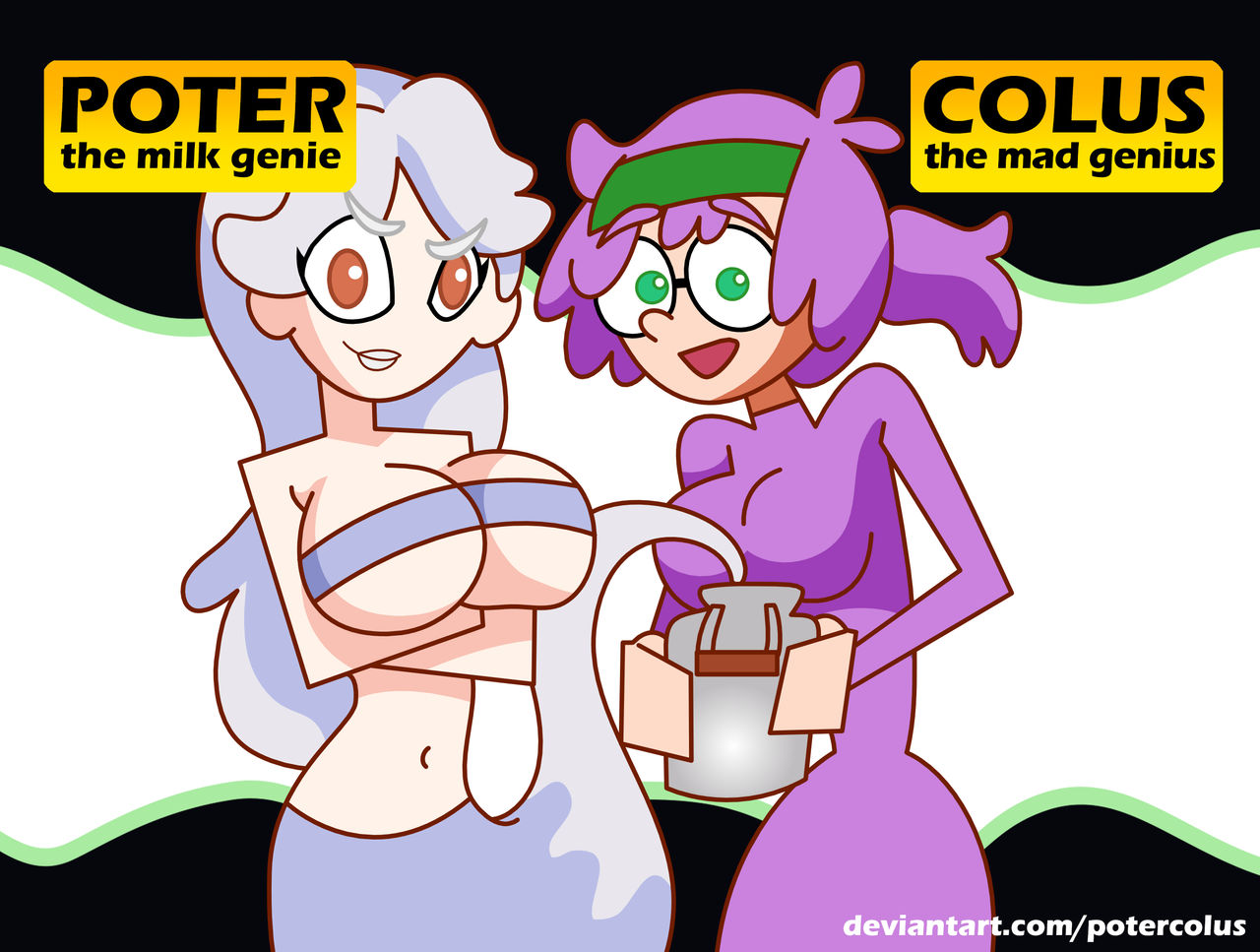 MILK GENIE and MAD GENIUS Poter Colus by PoterColusGTS on DeviantArt