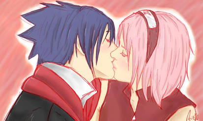 SasuSaku Kisu