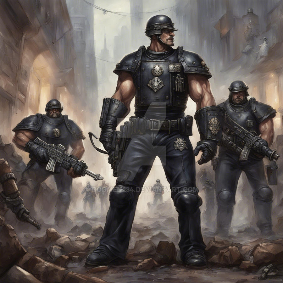 Warhammer BNWO Muscular Police Men In Leather By Dogmen234 On DeviantArt warhammer-bnwo-muscular-police-men-in-leather-by-dogmen234-on-deviantart