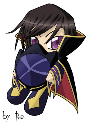 CG Chibi set: Lelouch - Zero