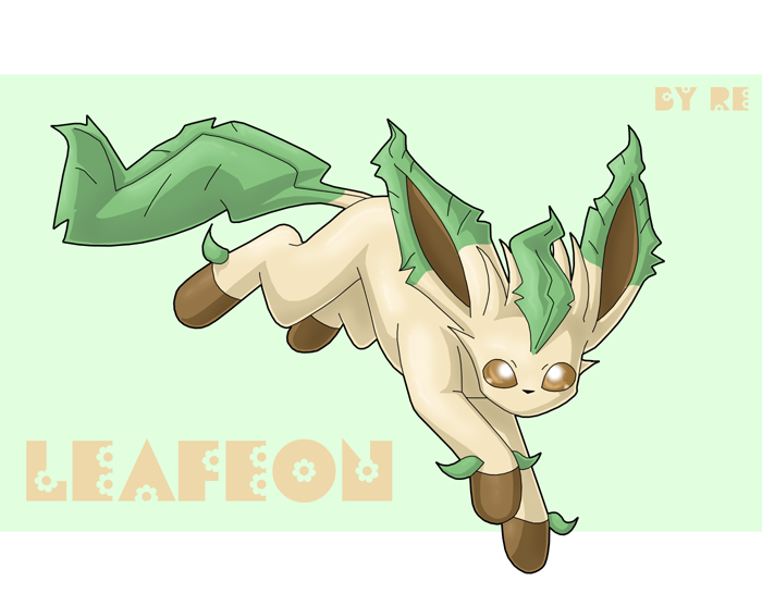 Jumping Leafeon