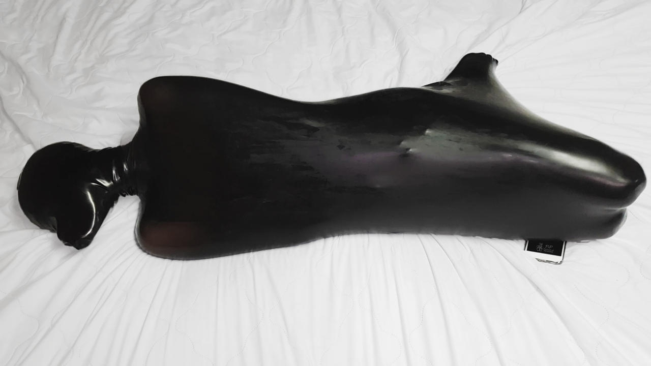 Trapped in a Latex Bondage Ballon by PortraitOfPerversion on DeviantArt