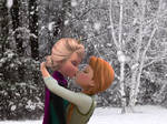 Elsanna's Kiss in the Snow
