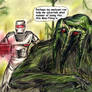 ROM spaceknight encounters The Macabre Man-Thing