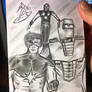 ROM Captain Marvel Nova Silver Surfer fan art