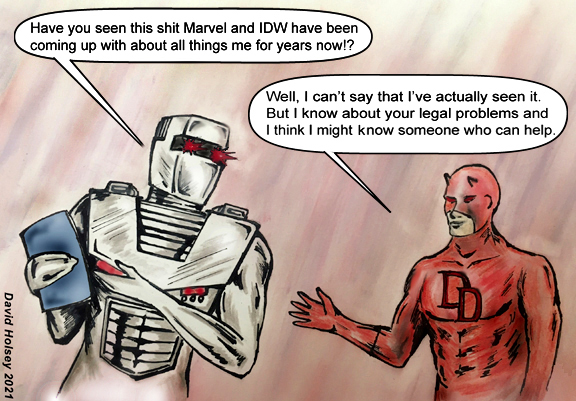 If ROM had met Daredevil in 2021