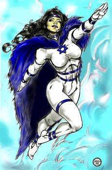 Sabra of ISRAEL by Adriana Melo colored by me