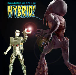 ROM spaceknight vs Hybrid 3D CGI tribute fan art
