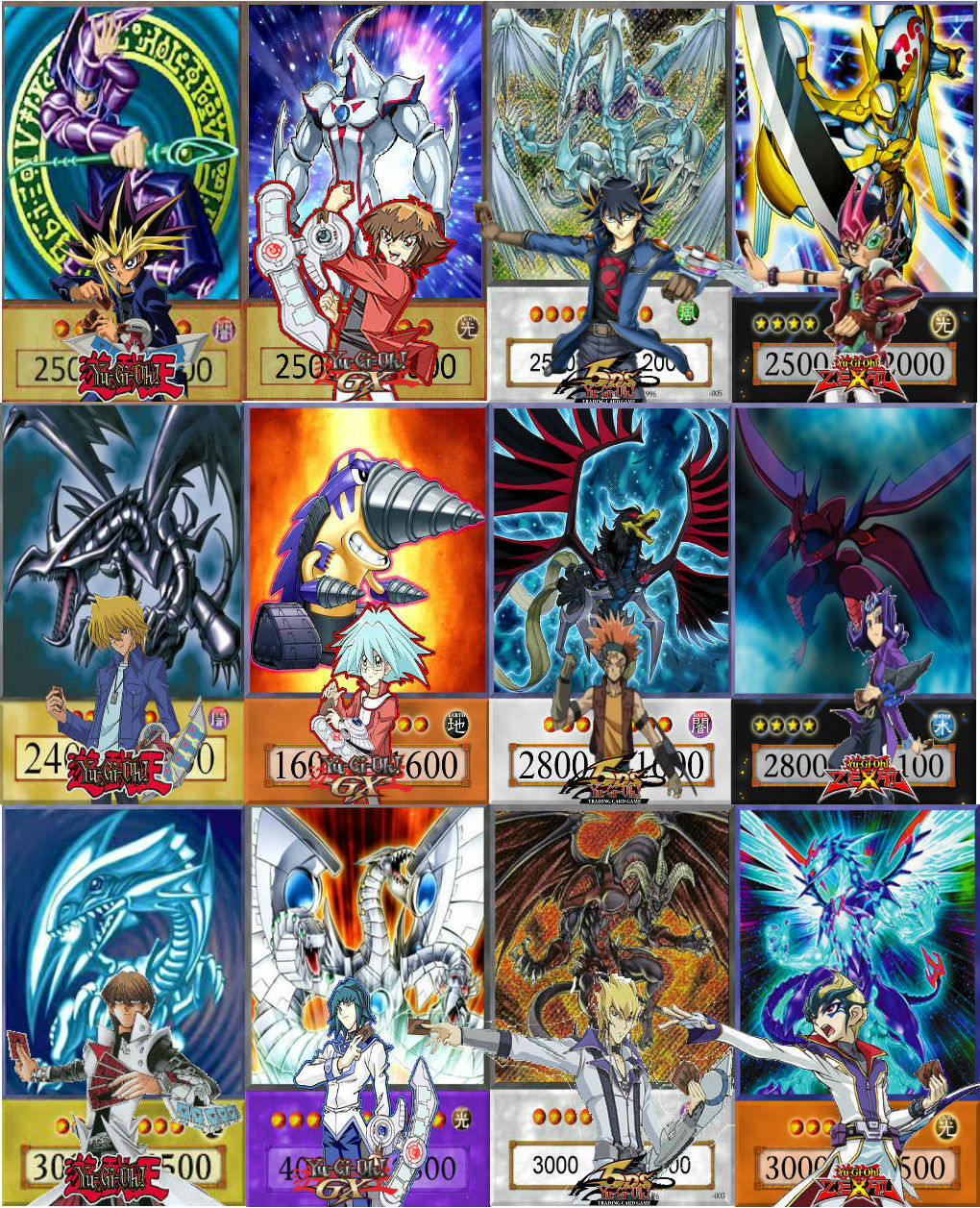 yugioh zexal god cards DM, GX and 5D's all had their own trio of God cards. Since the next 3 lacked Divine attribute god cards, what cards would you change or add to Zexal, Arc V