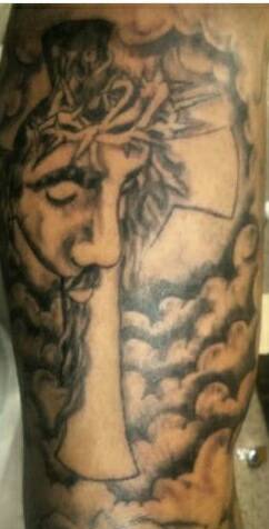 Jesus tattoo