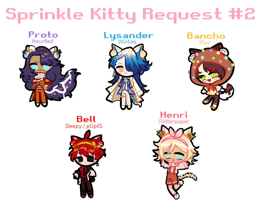 Sprinkle Kitty Requests #2 by gelru on DeviantArt