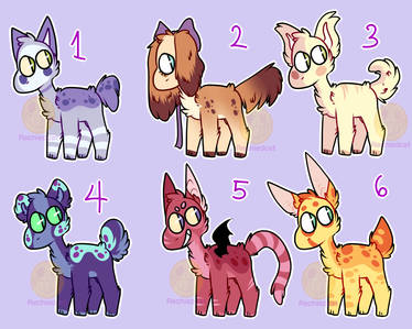 I love all hues- Adoptables- (1/6)