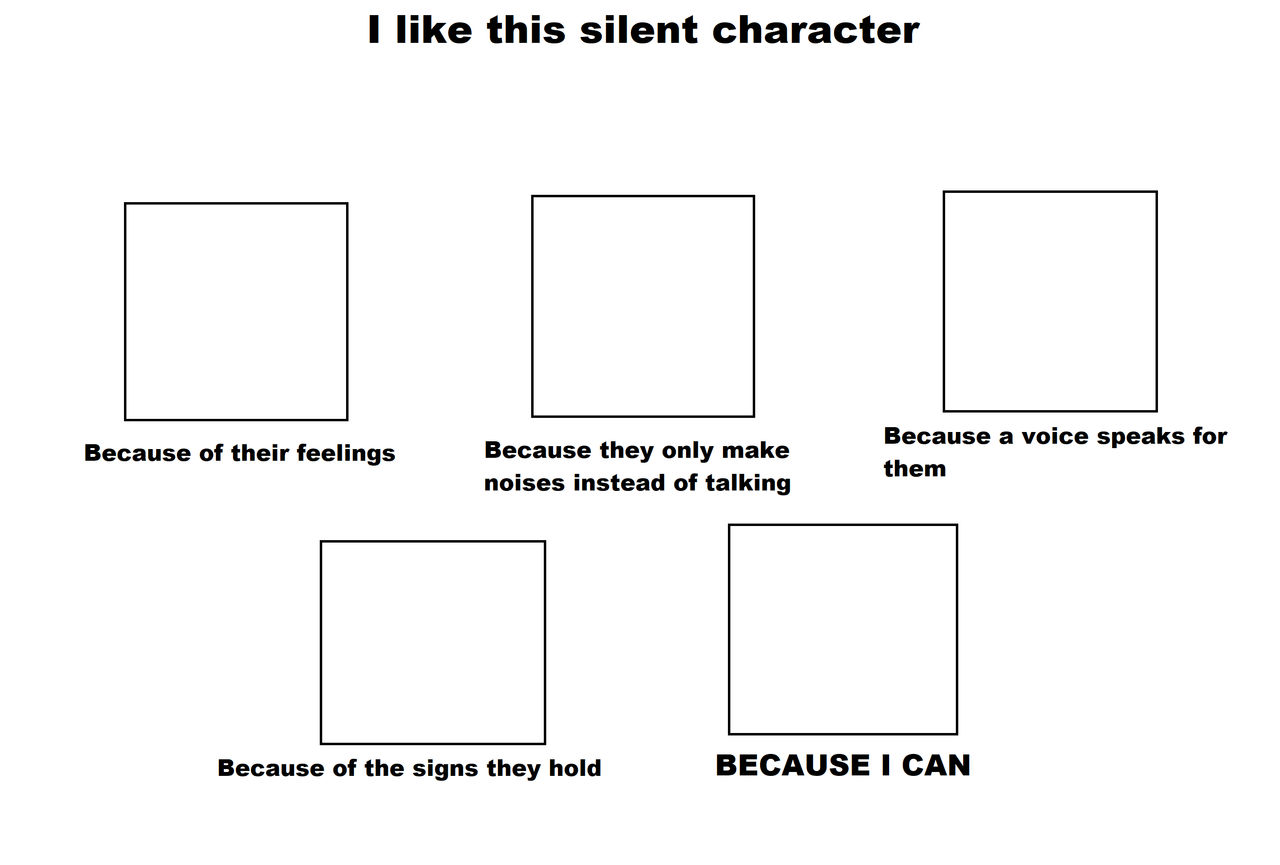 I Like This Silent Character Meme Template By Handipointsfanboy On Deviantart I Like This Silent Character Meme Template By Handipointsfanboy On Deviantart