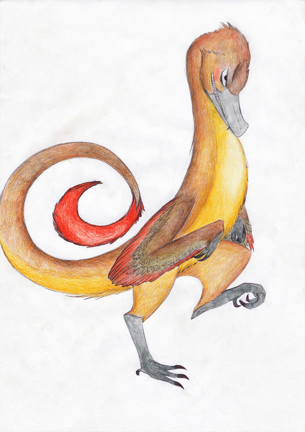 Feather Raptor by RazorbillAnimation on DeviantArt