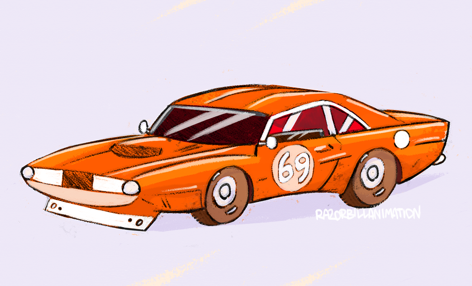 Animation Muscle Car Muscle car - Concept by RazorbillAnimation on DeviantArt
