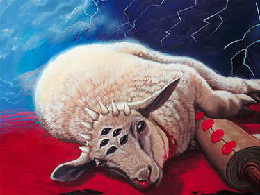 Jesus - Sheep with seven horns and seven eyes
