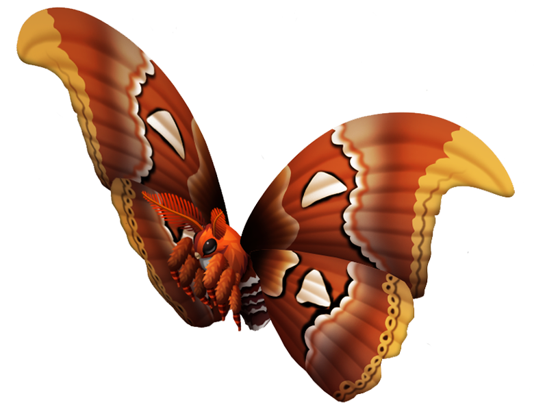 Giant Moth - Godzilla Defense Force by OmegaBeastGodzilla on DeviantArt