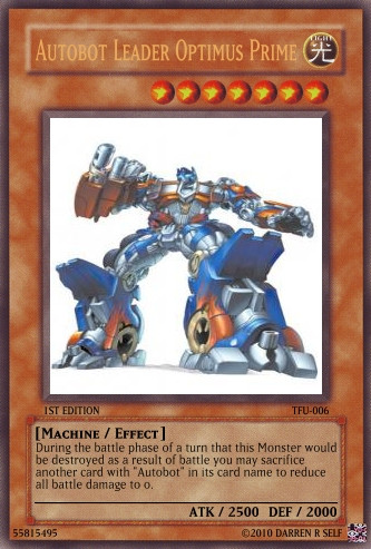 transformers yugioh cards Transformers Archetype : r/customyugioh