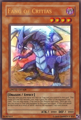 yugioh fang of critias cards The Konami You will receive the 1st Edition version of this card. The Fang of Critias Dragons