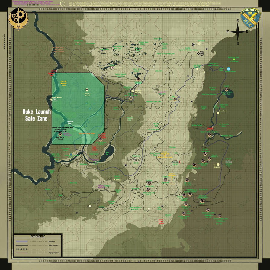 Fallout 76 - Brotherhood of Steel Locations Map by GreatDragonSeiryu on ...