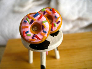 Sprinkle Donut Earrings