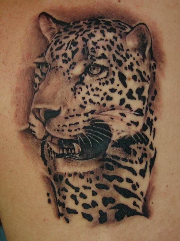 Srdjan tattoo - leopard