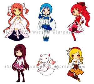 Stickers: Madoka Magica