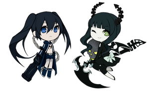 Black Rock Shooter and DEAD MASTER