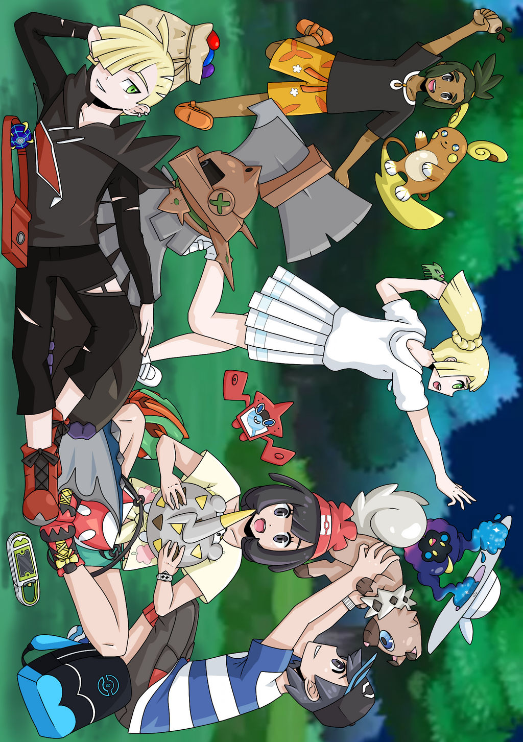 Pokemon Sun And Moon Fanart By Warrior Dork On Deviantart Pokemon Sun And Moon Fanart By Warrior Dork On Deviantart