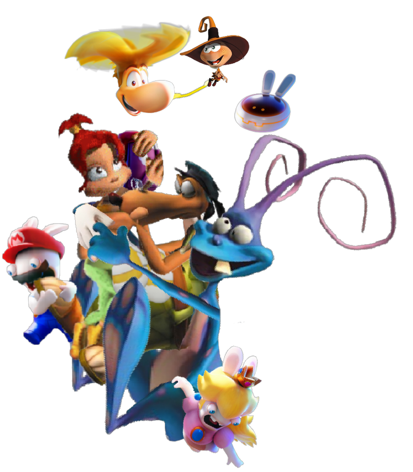 Super Helicopter Rayman Flying With His Friends by gascagascamariajose ...