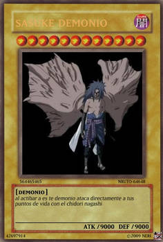 sasuke demonio card