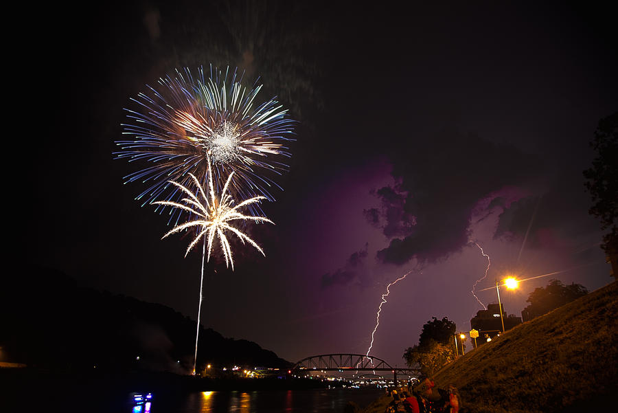Fireworks on the Kanawha River