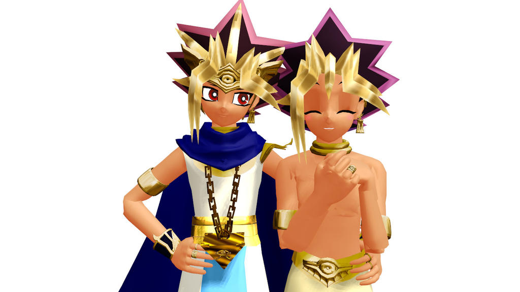 MMD Yu-Gi-Oh- Heba and Atem UPDATE by Pastel-Cyborg on DeviantArt