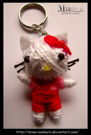 Hello kitty voodoo doll~ by Miaw-Asakura