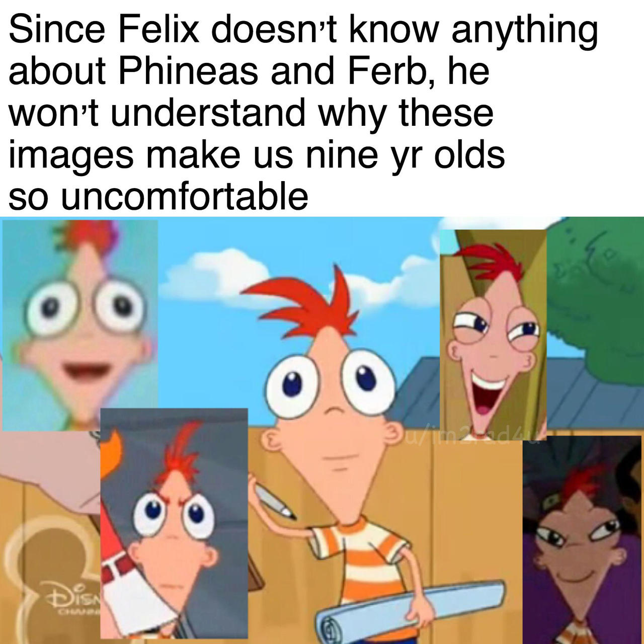 Front facing phineas meme 1 by Bc320903871 on DeviantArt