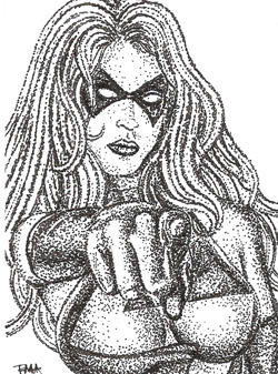 Ms. Marvel Sketch Card