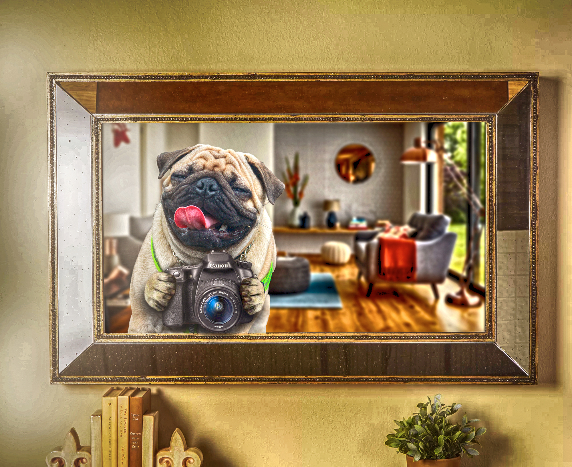 Pug selfie