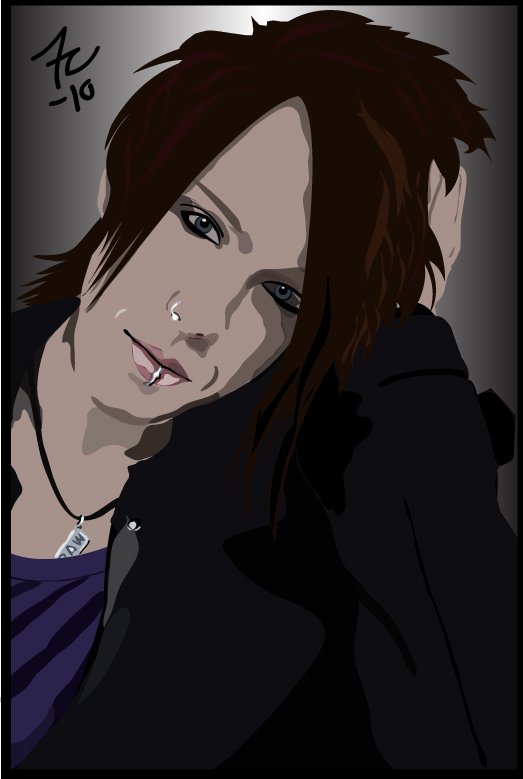 Vector Portrait - Ashba Unge