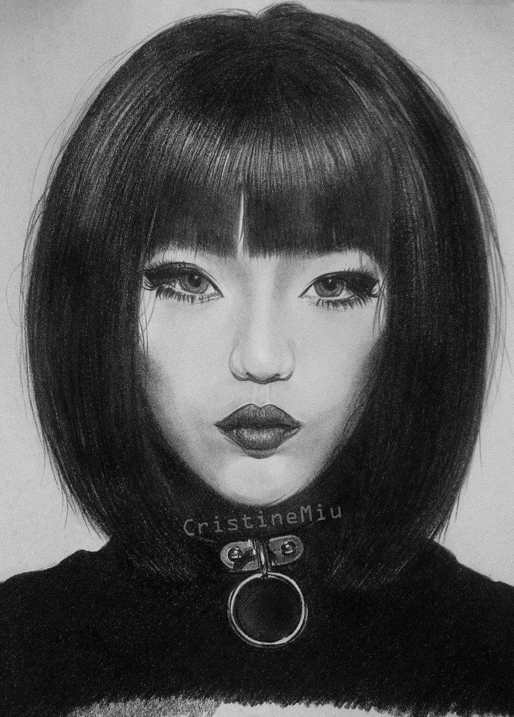 Yuri Fujimaki Sketch (Graphite)