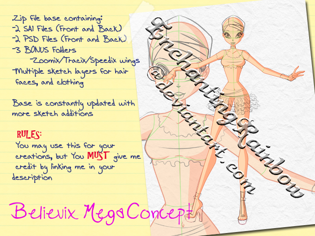 Believix Concept - Paid Winx MEGA Base