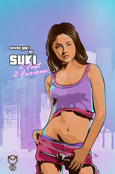 Devon Aoki in GTA Vice City Style