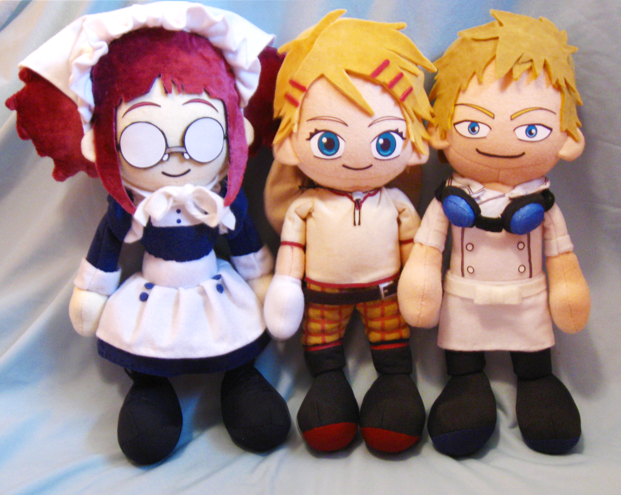 Black shop butler plush