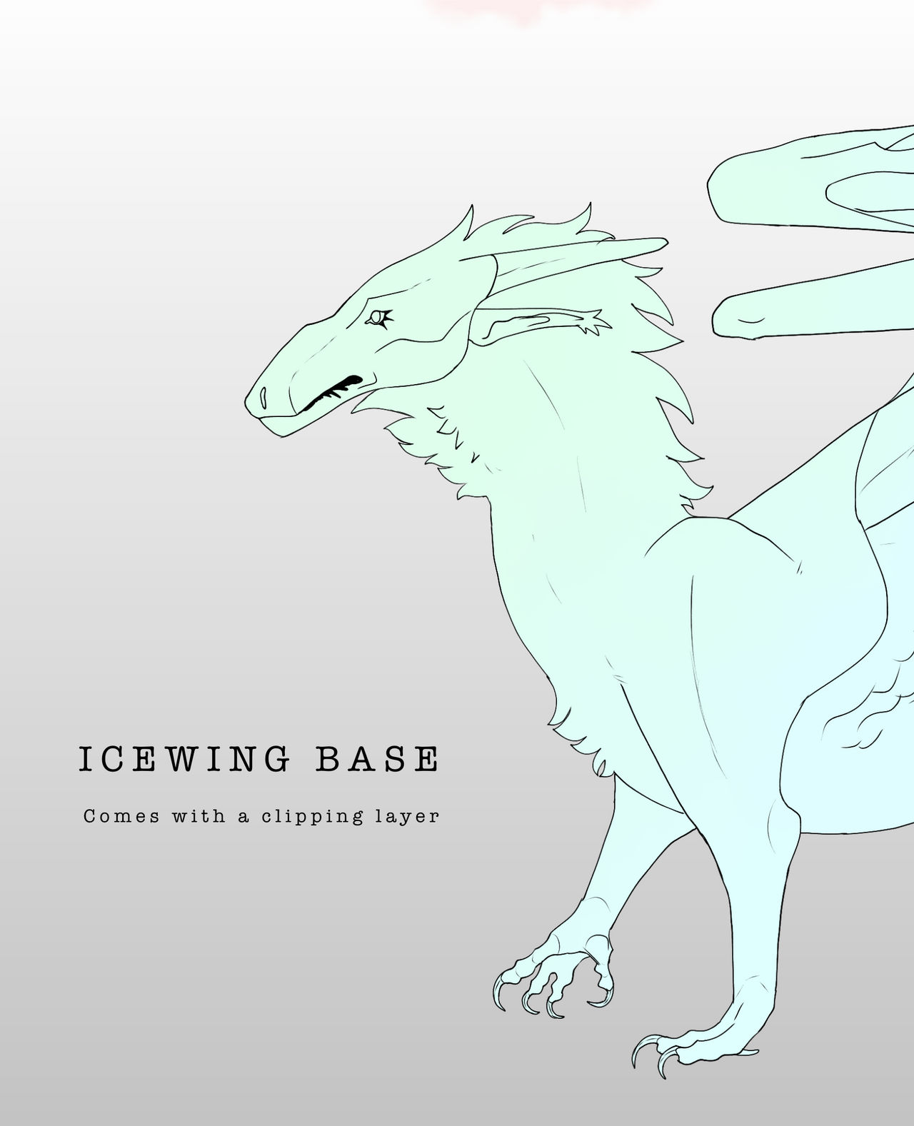 Simple Icewing IceWing Base by KILL-BLADE on DeviantArt